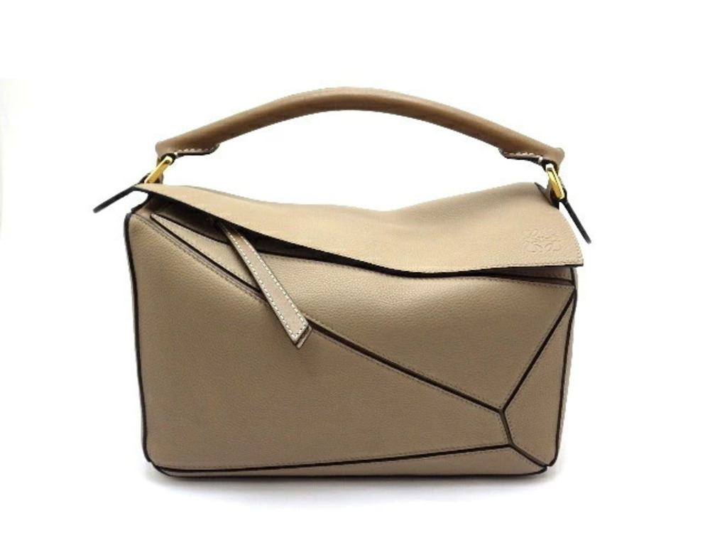 Loewe Puzzle Bag Embossed Brown